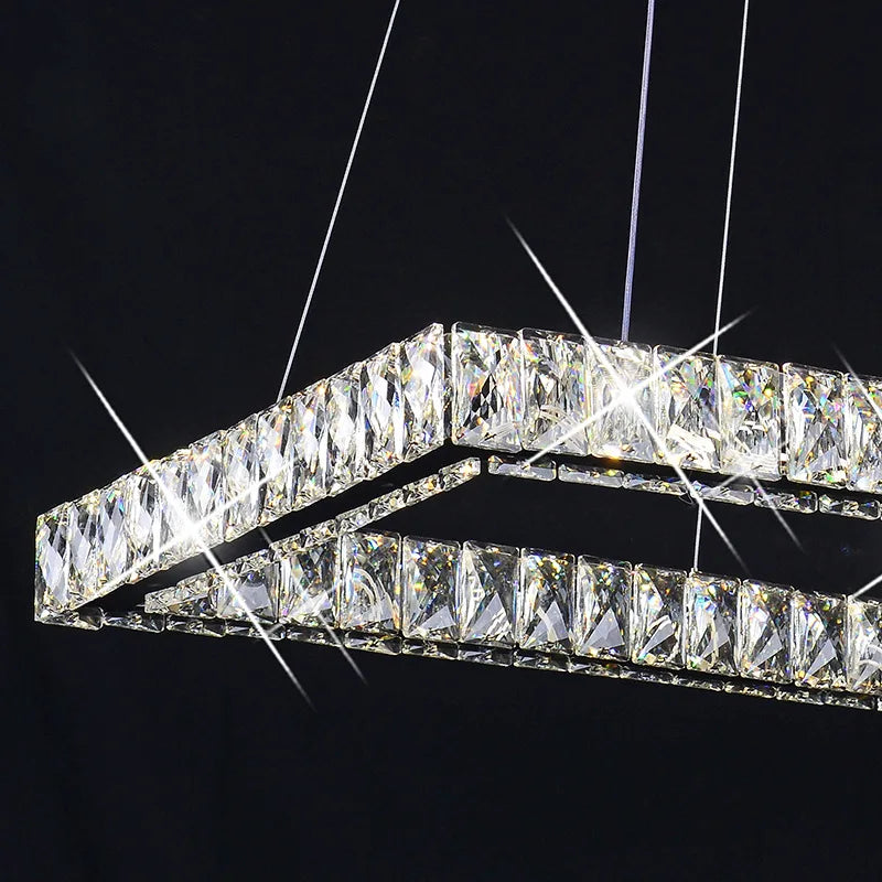 lustres de cristal modernos