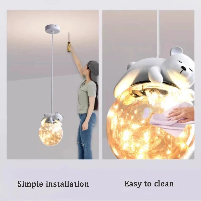 lustre para quarto bebe