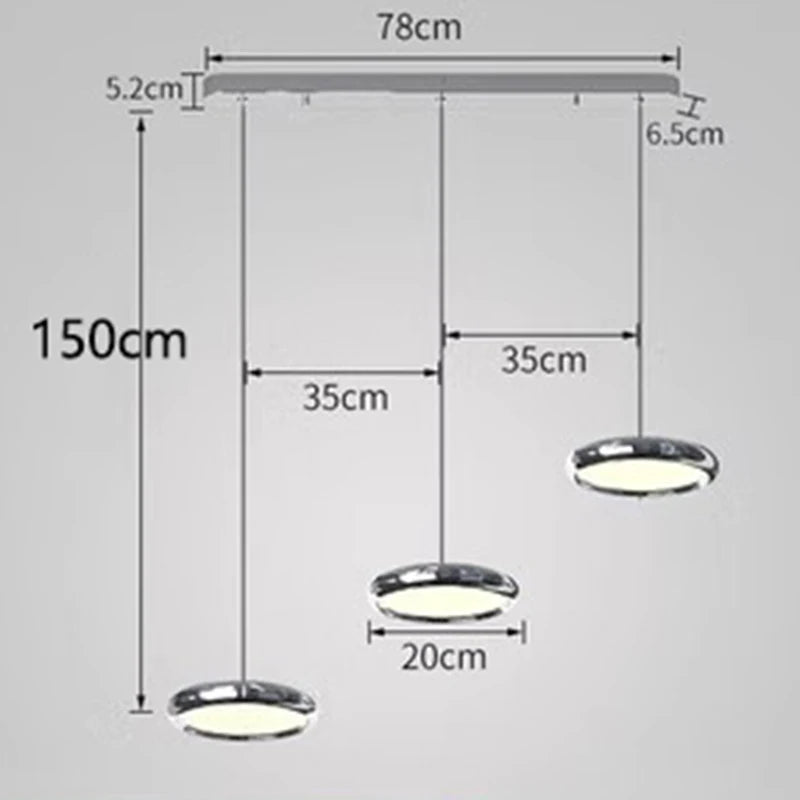 lustres para mesa de jantar