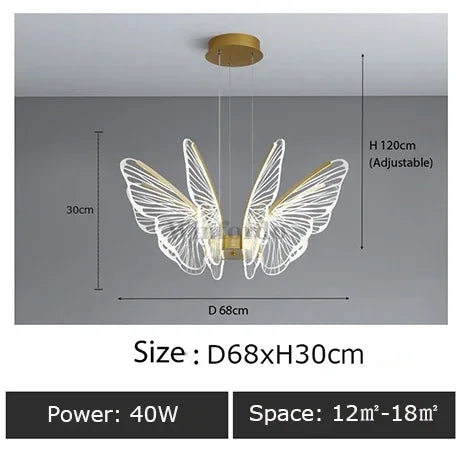 lustre borboleta infantil