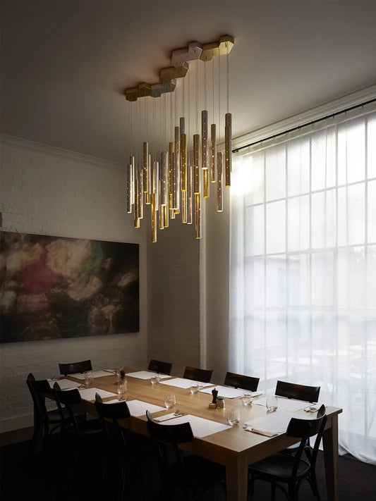 lustre para recepção de clinica