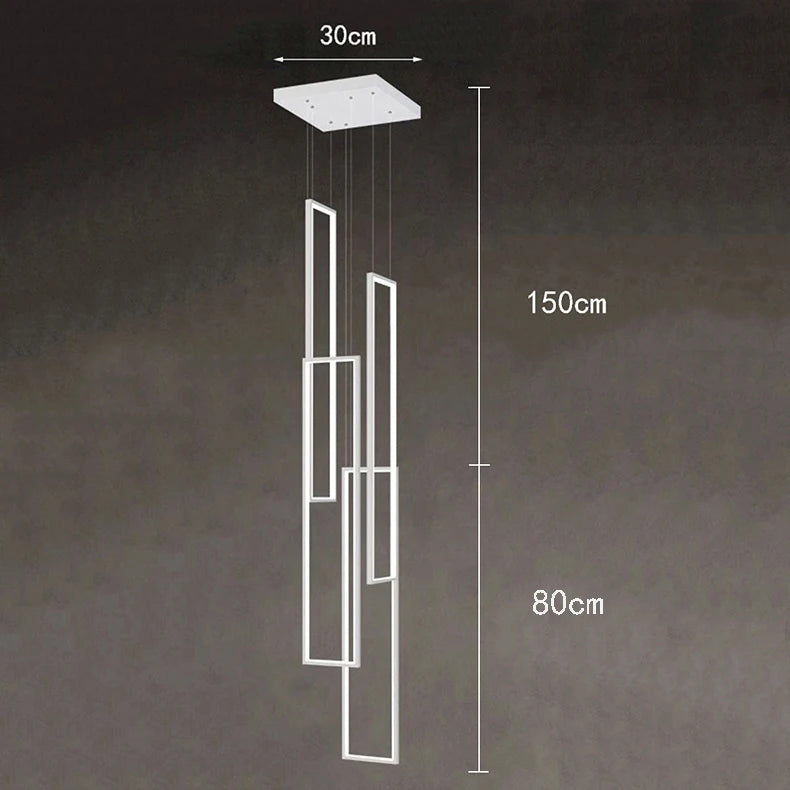 lustres para escadas