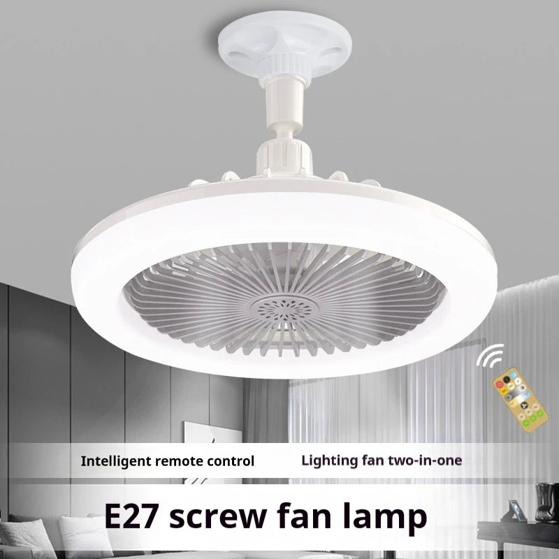 lustre com ventilador embutido