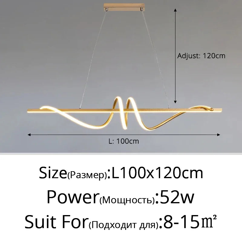 lustre moderno para sala de estar