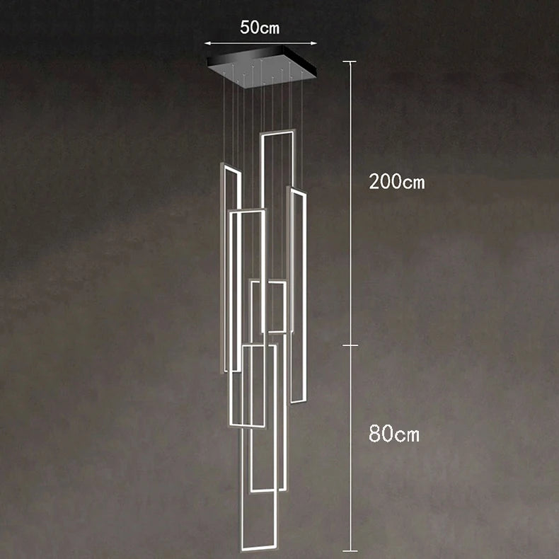 lustres para escadas