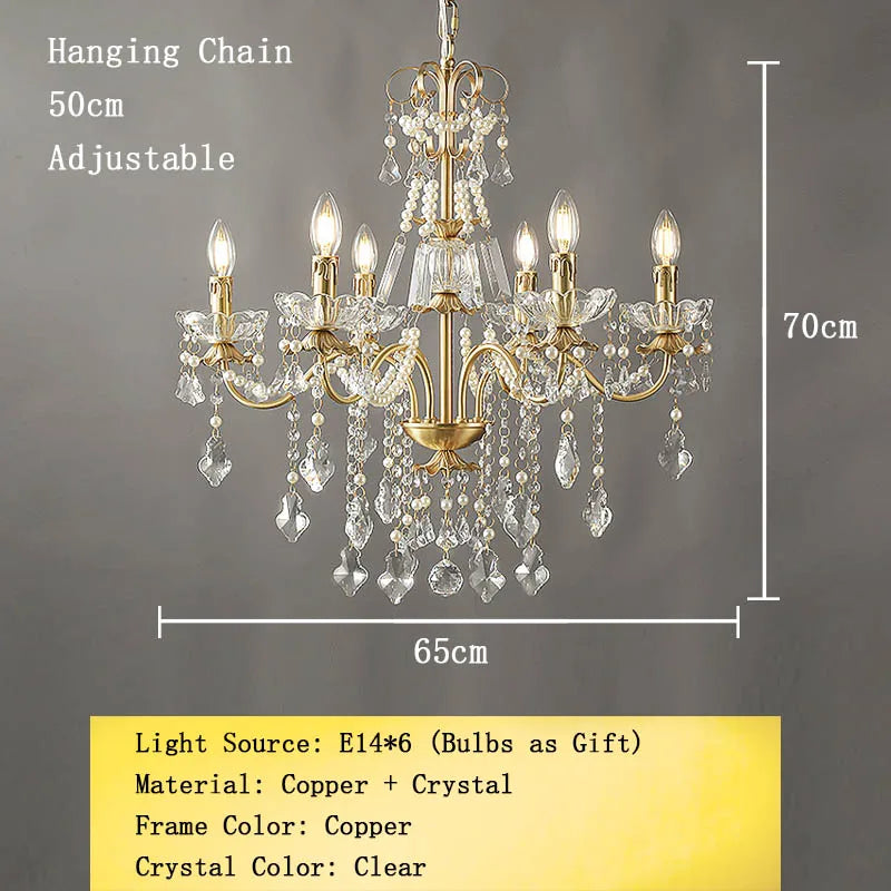 lustre igleja cristal