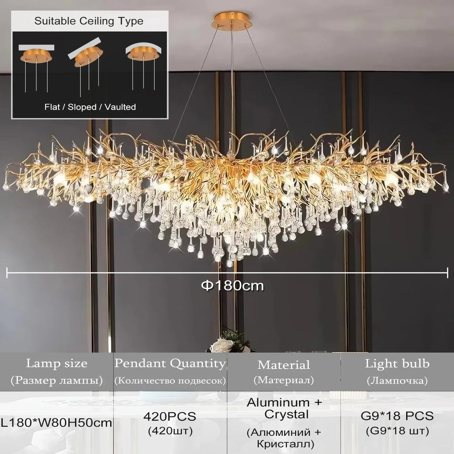 Lustre de cristal