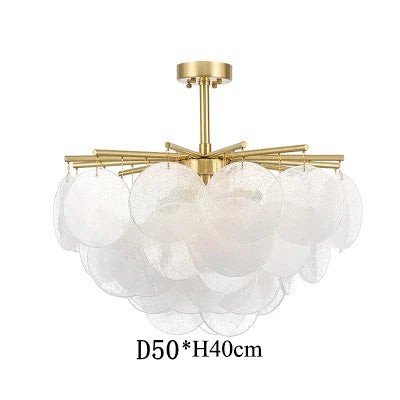 lustre bolas de vidro transparente  D50