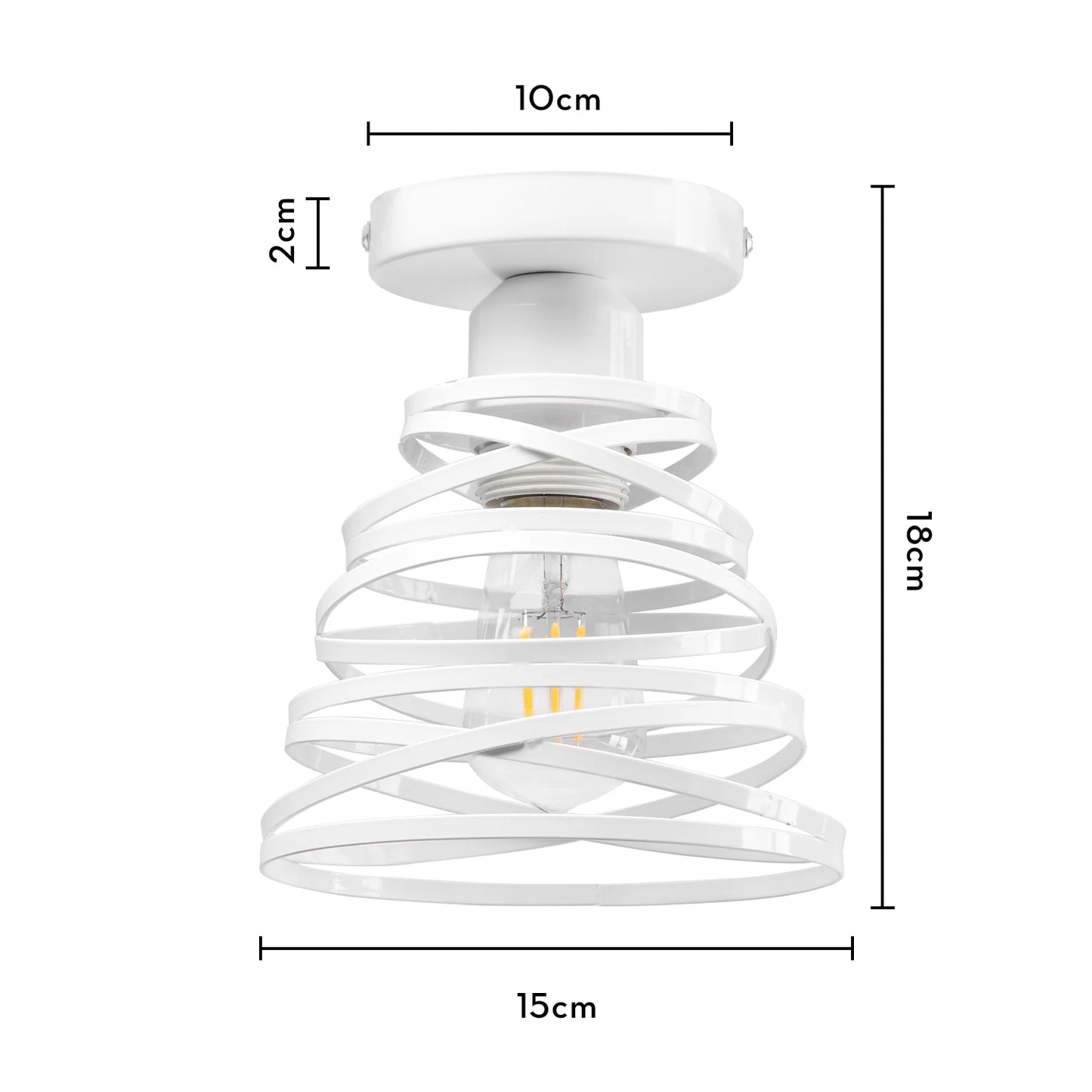 Lustre modelo 12 para sala simple
