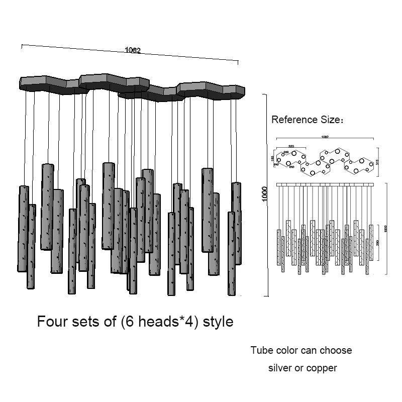 lustre para recepção de clinica