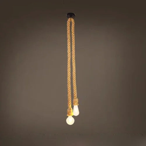 lustre de corda de sisal