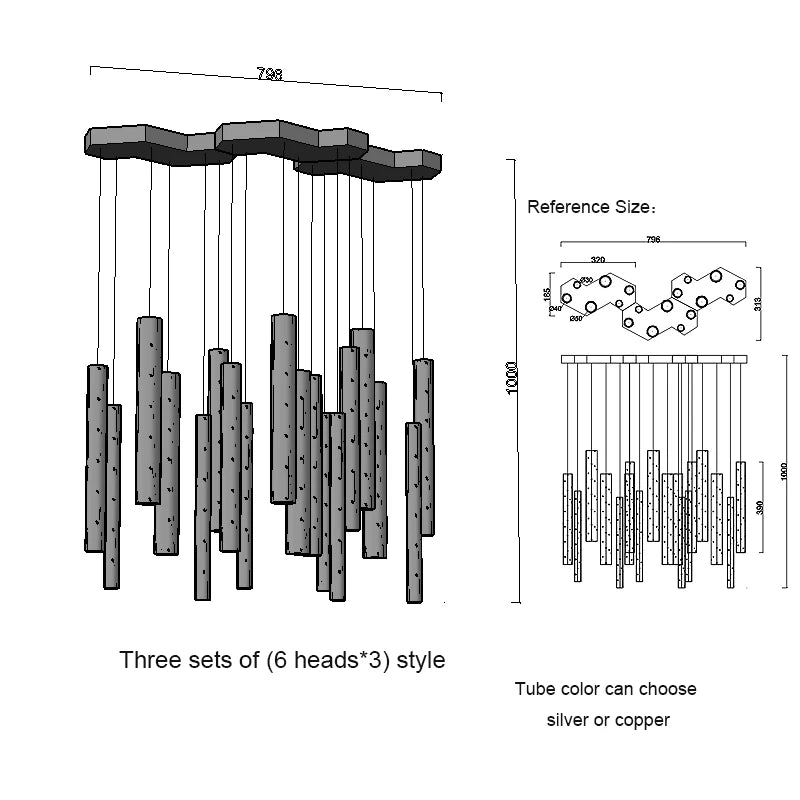 lustre para recepção de clinica