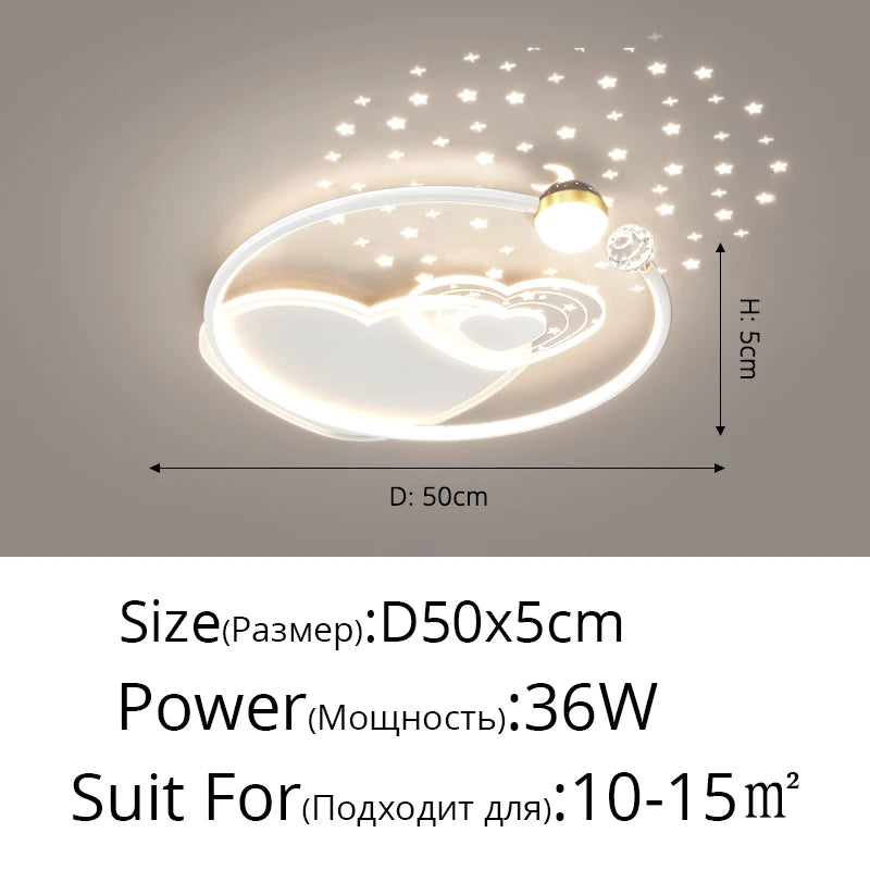 lustres para quarto juvenil feminino