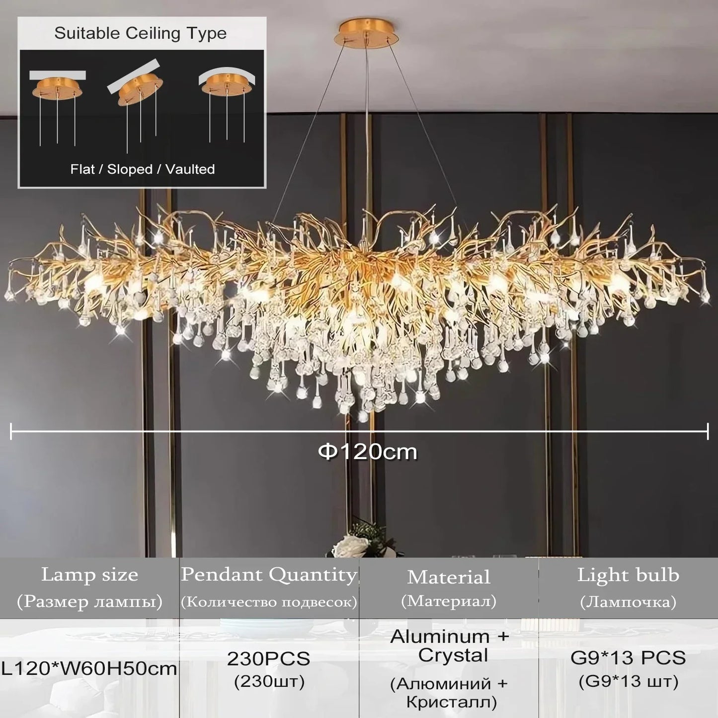 Lustre de cristal