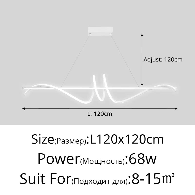 lustre moderno para sala de estar