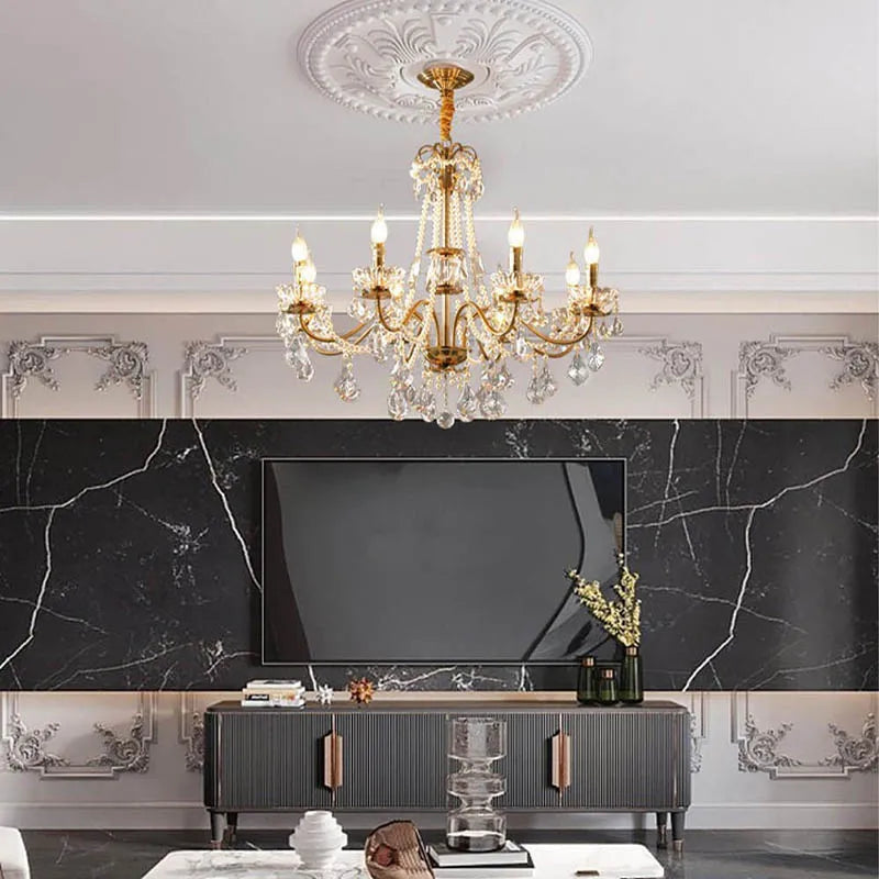 lustre igleja cristal