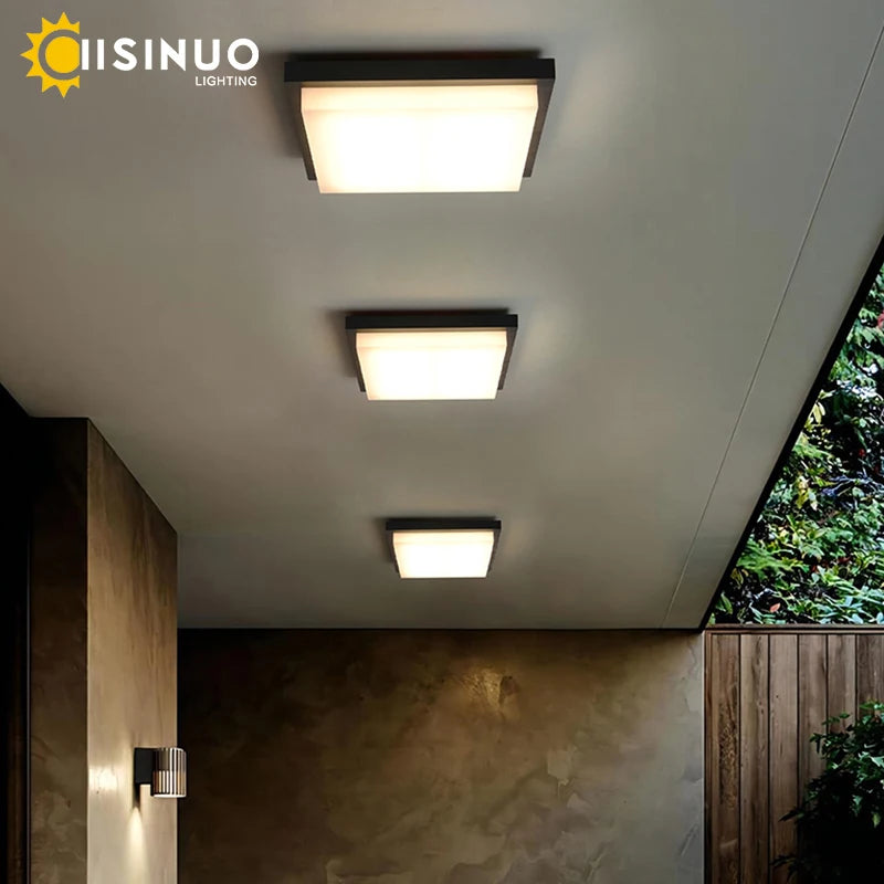 Três lustres externos