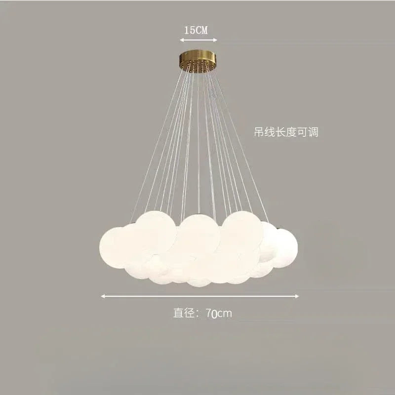 lustre de diâmetro 70cm